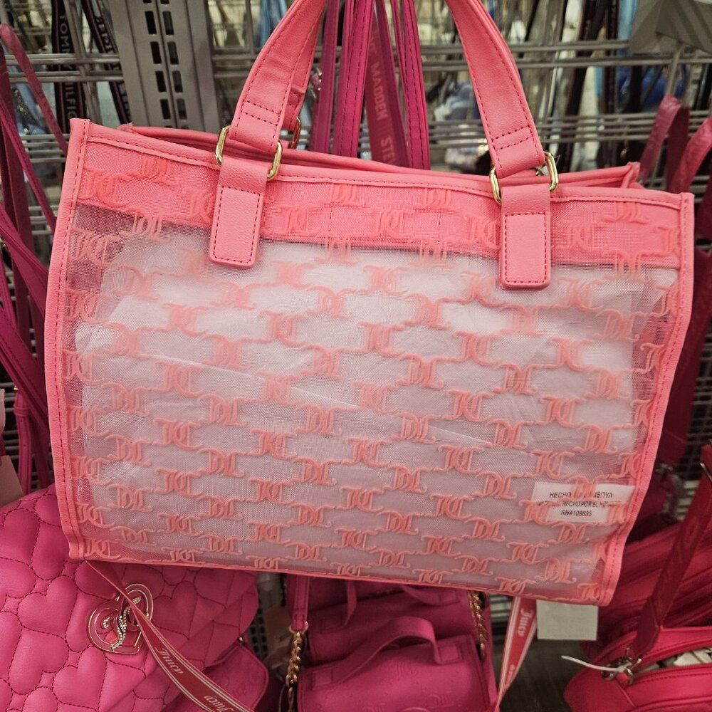 Viral Juicy Couture Pink Handbag with Shoulder Strap - Picture 2 of 3